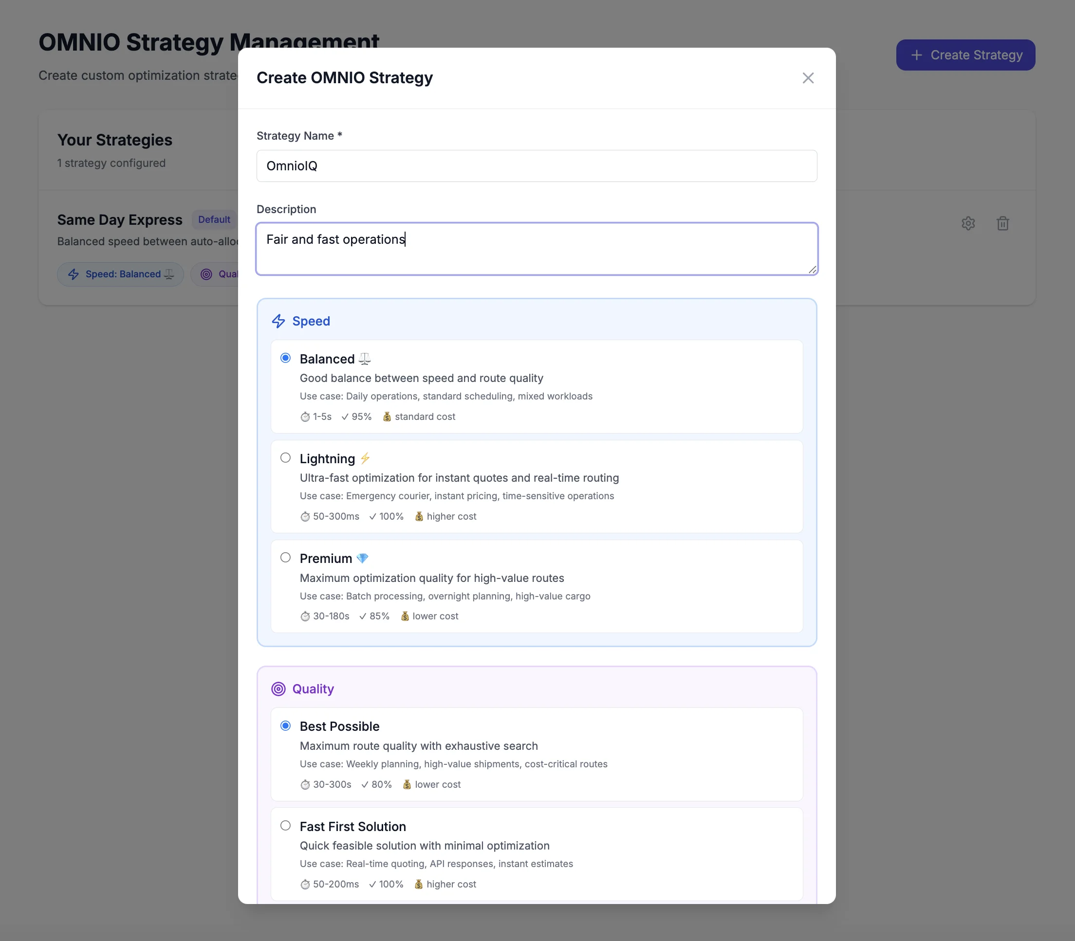 OmnioIQ Intelligent Strategy Selection